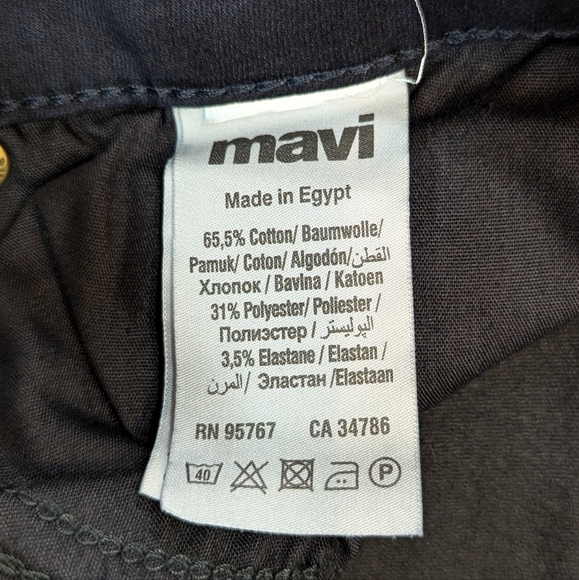 Mavi Alexa Mid- Rise Skinny Jeans In Dark Shanti Size 29/28 - Picture 6 of 12